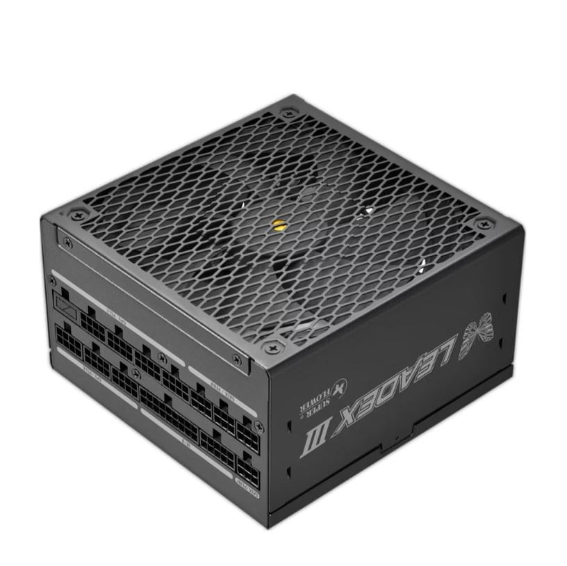 GUNMANSA Super Flower Leadex III ATX 3.1 750W Cybenetics Gold Certified, 80+ Gold, ECO Semi-Fanless Mode, FDB Fan With Copper Shaft, Full Modular Power Supply, SF-750F14GE, Black