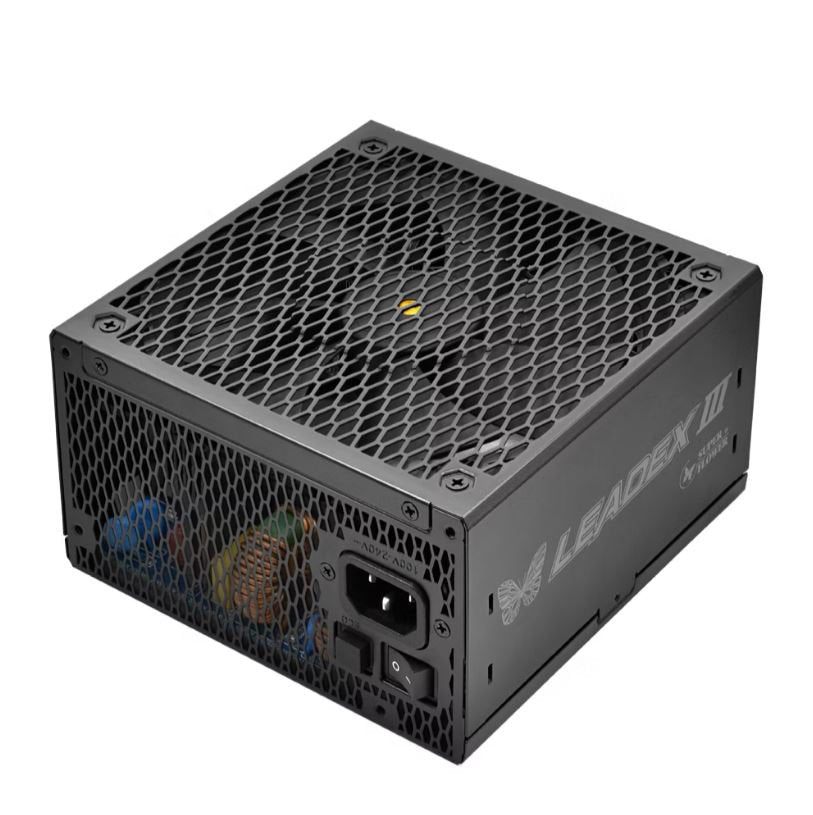 GUNMANSA Super Flower Leadex III ATX 3.1 750W Cybenetics Gold Certified, 80+ Gold, ECO Semi-Fanless Mode, FDB Fan With Copper Shaft, Full Modular Power Supply, SF-750F14GE, Black
