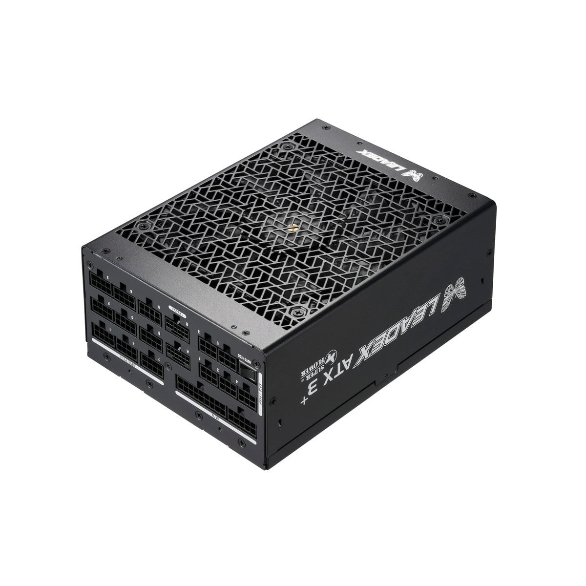 GUNMANSA Super Flower Leadex Titanium 1700W ATX 3.1, Cybenetics Titanium, Native 12V-2x6, ECO Fanless & Silent Mode, Fully Modular, Dual Ball Bearing Fan, Black, SF-1700F14HT
