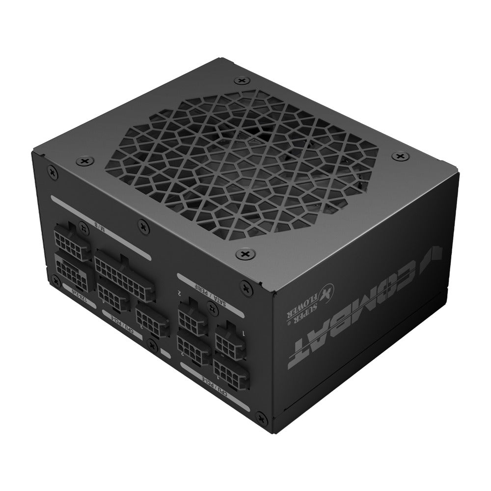 GUNMANSA Super Flower SFX (Small Form Factor) Combat SFX FG 850W 80+ Gold, Full Modular, ATX 3.1&PCIe 5.1, W/12V-2x6, SF-850C92SFG, SFX Power Supply, Black