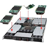 GUNMANSA Supermicro SuperServer 1026GT-TRF Server Barebone System - 1U Rack-mountable - Socket B LGA-1366 - 2 x Processor Support