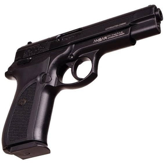 GUNMANSA Sur Ansar 571 Black Blank/Pepper Gun (Semi Auto|14+1|9mm PAK)