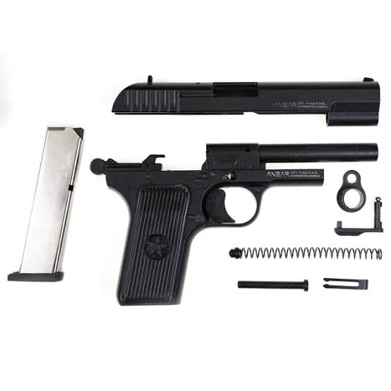 GUNMANSA SUR Black 1071 Blank/Pepper Gun (Semi Auto|7+1|9mm PAK)