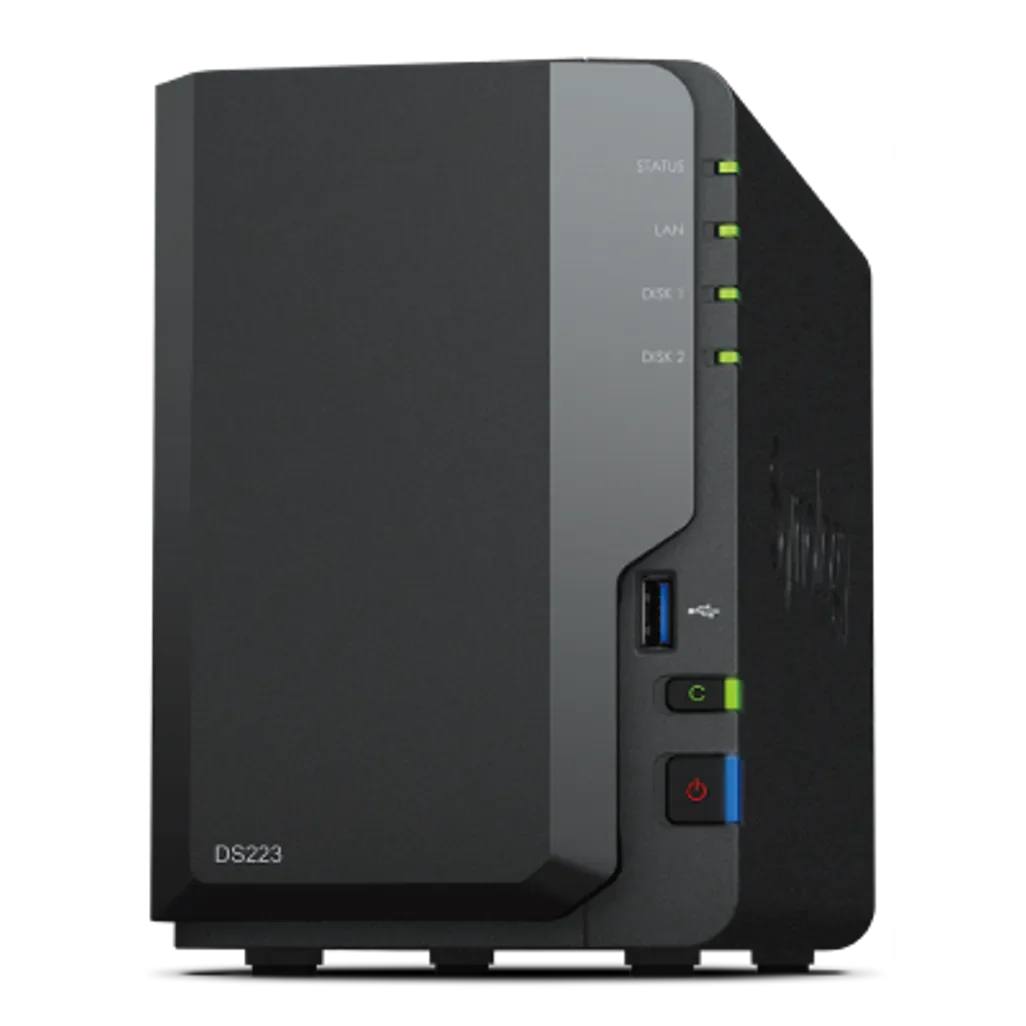 GUNMANSA Synology DiskStation DS223, NAS, Desktop, Realtek, RTD1619B, 2 GB, DDR4