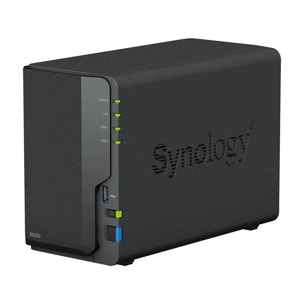 GUNMANSA Synology DiskStation DS223, NAS, Desktop, Realtek, RTD1619B, 2 GB, DDR4