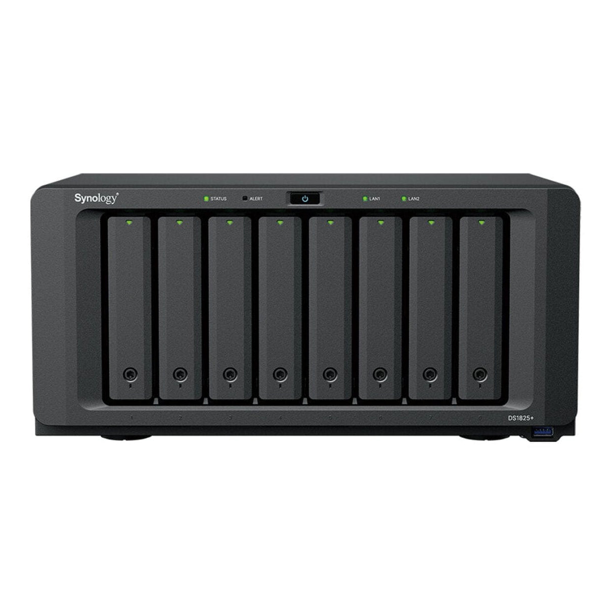 GUNMANSA Synology DS1825+ 8 Bay (expandable to 18 bay) AMD Ryzen V1500B 4C 1 x 8 GB DDR4 ECC SODIMM