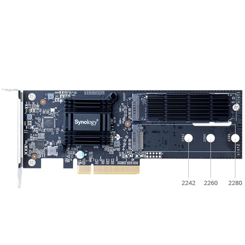 GUNMANSA Synology M2D18, PCIe, M.2, PCI 2.0, Black, 0 - 40 °C, -20 - 60 °C