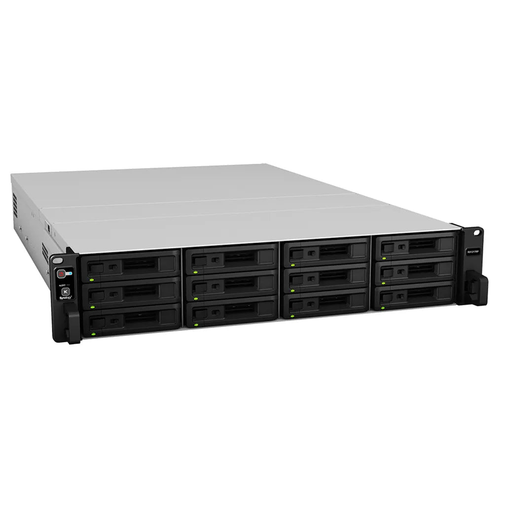 GUNMANSA Synology RX1217RP, 13.4 kg, Rack (2U), Black, Grey