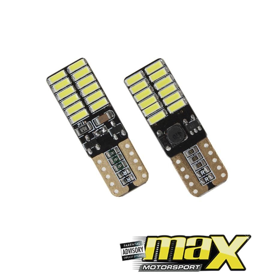 GUNMANSA T10 24 SMD Wedge Type LED Parklights With Cancellers