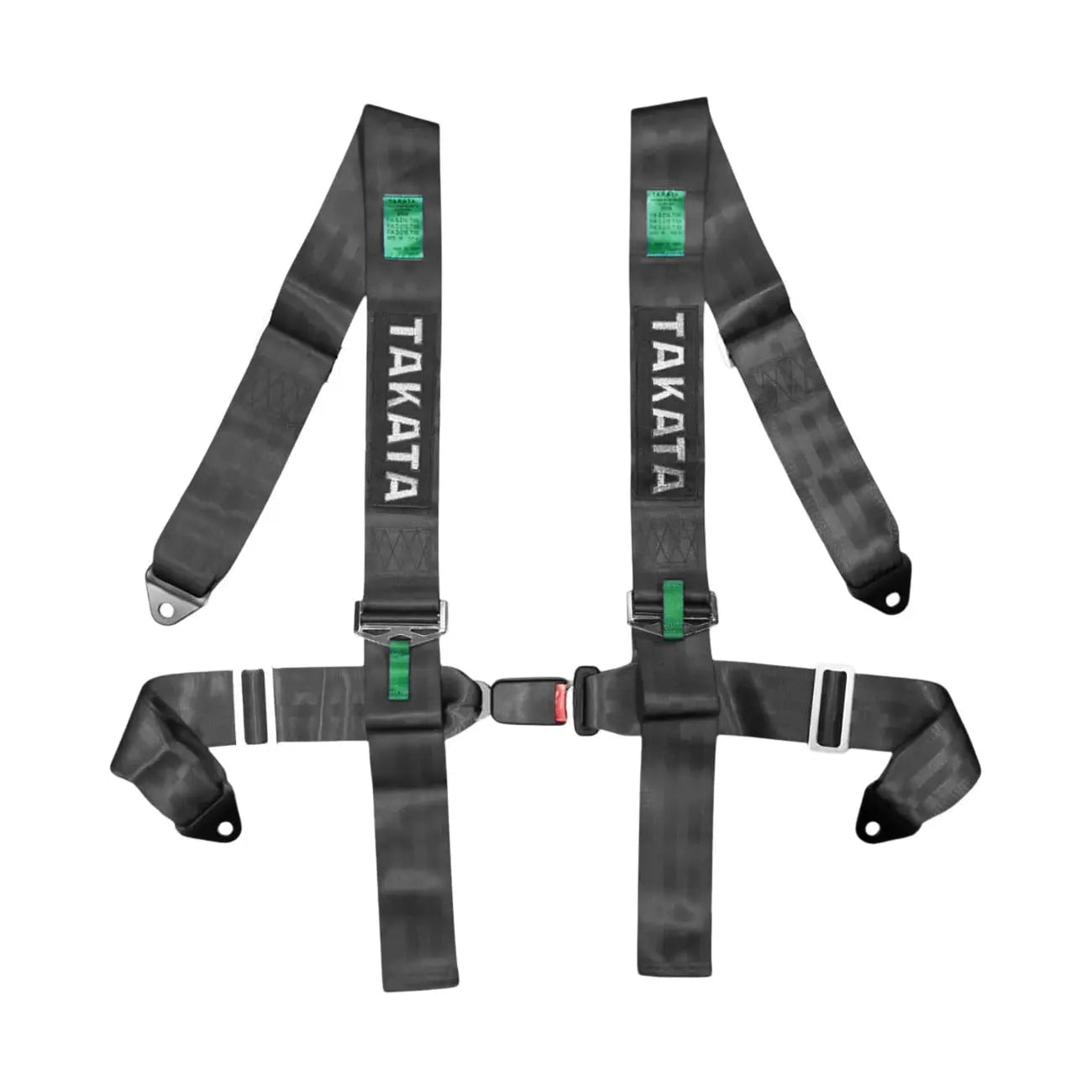 GUNMANSA Takata 4-Point Racing Seat Harness (Black)