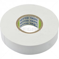 GUNMANSA Tape - Insulation 20m x 18mm Nitto White Part No: CA26-1