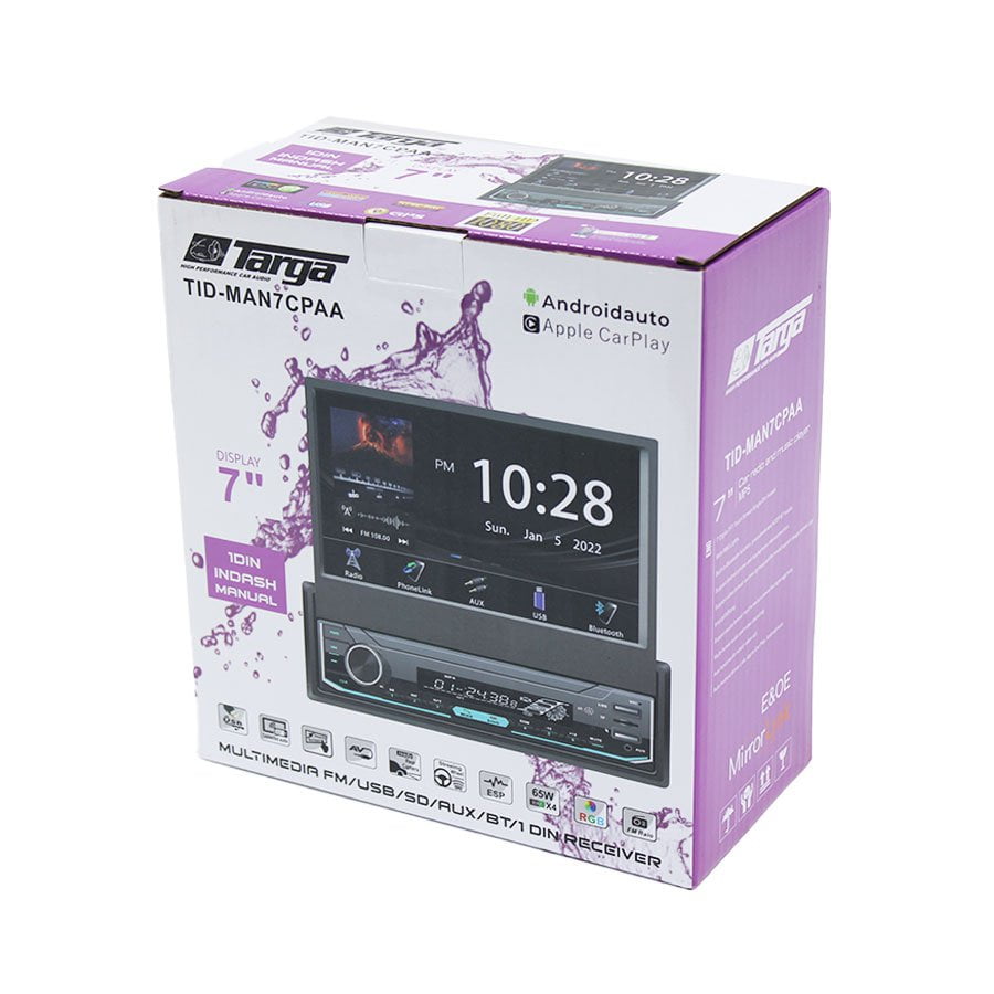 GUNMANSA Targa TID-MAN7CPAA 7″ In-Dash Car Radio Media System with Android/Carplay