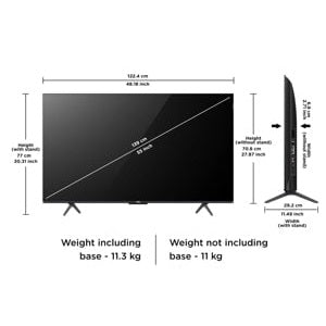 GUNMANSA TCL 55 Inch UHD GOOGLE LED TV