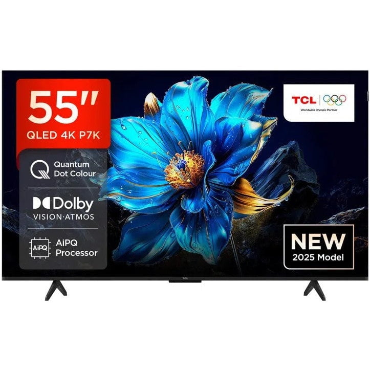 GUNMANSA TCL P7K-UK 55Inch QLED Direct LED 4K HDR Smart Google TV