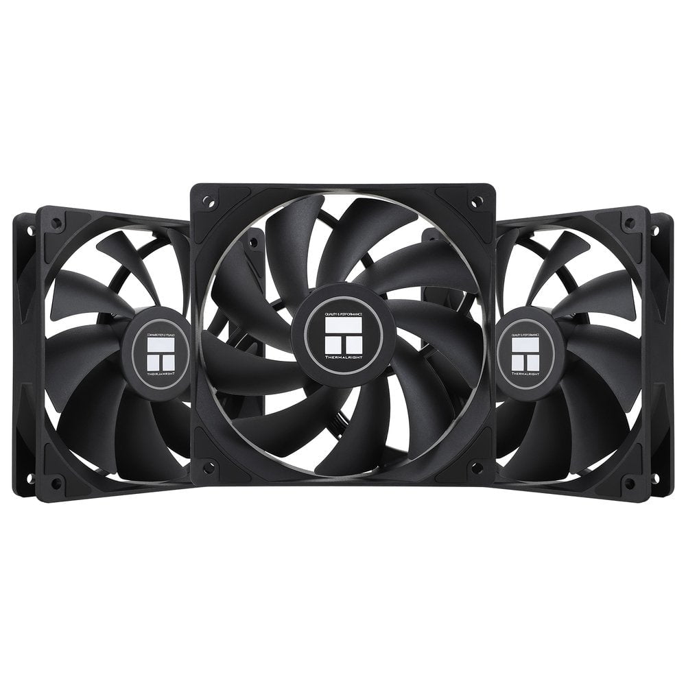 GUNMANSA Thermalright TL-C12C*3 CPU Fan 120mm Case Cooler Fan, 4pin PWM Silent Computer Fan with S-FDB Bearing Included, up to 1550RPM Cooling
