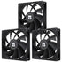 GUNMANSA Thermalright TL-C12C*3 CPU Fan 120mm Case Cooler Fan, 4pin PWM Silent Computer Fan with S-FDB Bearing Included, up to 1550RPM Cooling