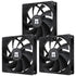 GUNMANSA Thermalright TL-C12C*3 CPU Fan 120mm Case Cooler Fan, 4pin PWM Silent Computer Fan with S-FDB Bearing Included, up to 1550RPM Cooling