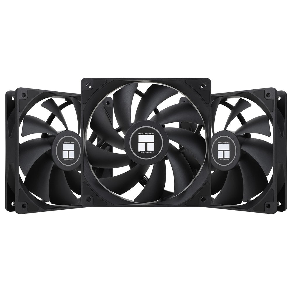 GUNMANSA Thermalright TL-C12C*3 CPU Fan 120mm Case Cooler Fan, 4pin PWM Silent Computer Fan with S-FDB Bearing Included, up to 1550RPM Cooling