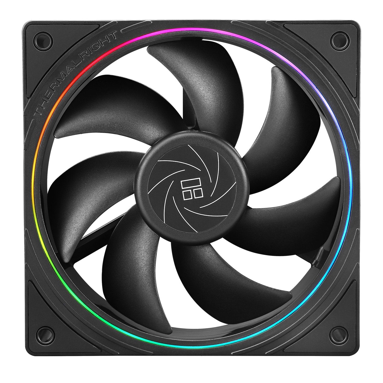 GUNMANSA Thermalright TL-S12 X3 CPU Fan 120mm case Cooler Fan, ARGB 5V 3-pin and 4-pin PWM Silent Computer Fan, fine Aperture Light Effect for case CPU Liquid Cooler and CPU air Cooler, Quiet CPU Computer Fan, 3 Pack (TL-S12 X 3)