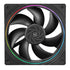 GUNMANSA Thermalright TL-S12 X3 CPU Fan 120mm case Cooler Fan, ARGB 5V 3-pin and 4-pin PWM Silent Computer Fan, fine Aperture Light Effect for case CPU Liquid Cooler and CPU air Cooler, Quiet CPU Computer Fan, 3 Pack (TL-S12 X 3)