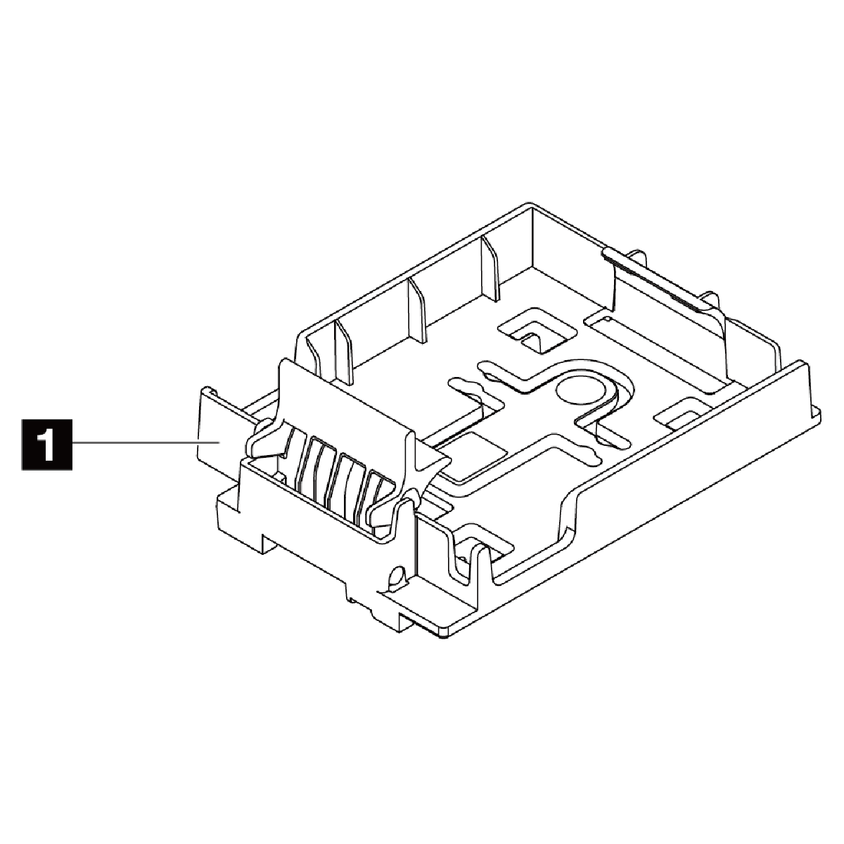 GUNMANSA ThinkSystem V3 1U Supercap Holder Kit