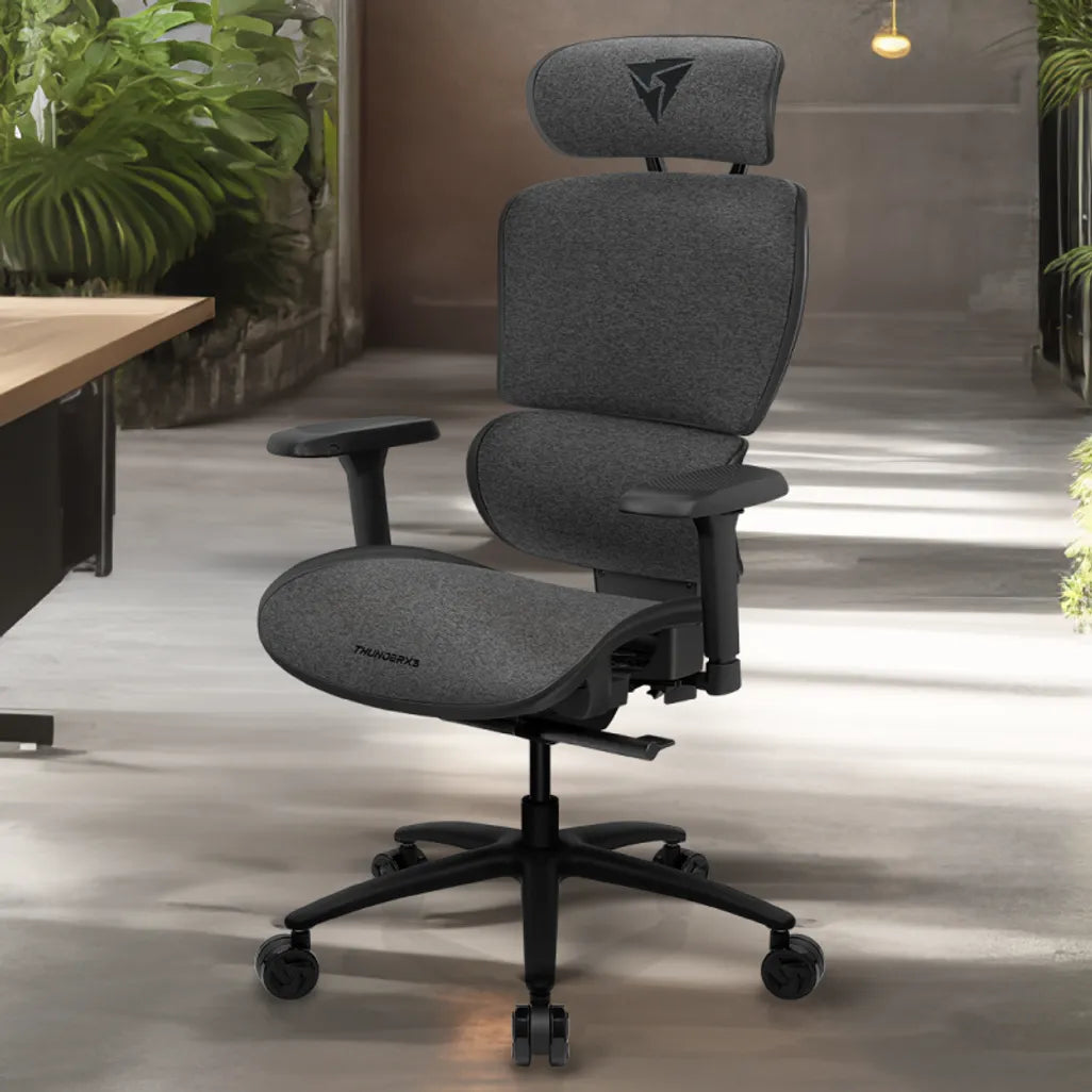 GUNMANSA Thunderx3 XTC Ergonomic Chair - Mesh Black (TEGC-3054101.11).