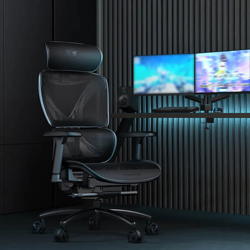 GUNMANSA Thunderx3 XTC PRO Ergonomic Chair - Mesh Black (TEGC-3091101.11).