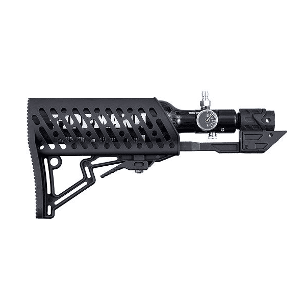 GUNMANSA Tippmann TMC Air-Thru Stock Paintball Gas Rifle (Semi Auto|CO2|HOP+20|300 FPS|12J|.68 CAL)