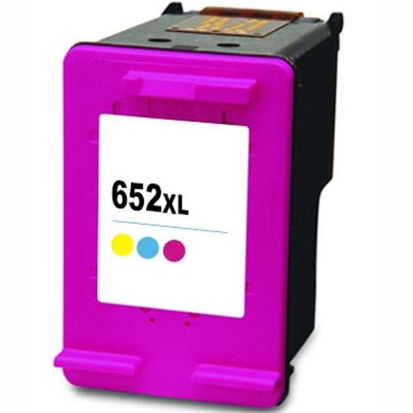 GUNMANSA TopJet Compatible HP Generic 652 XL Colour Ink Cartridge