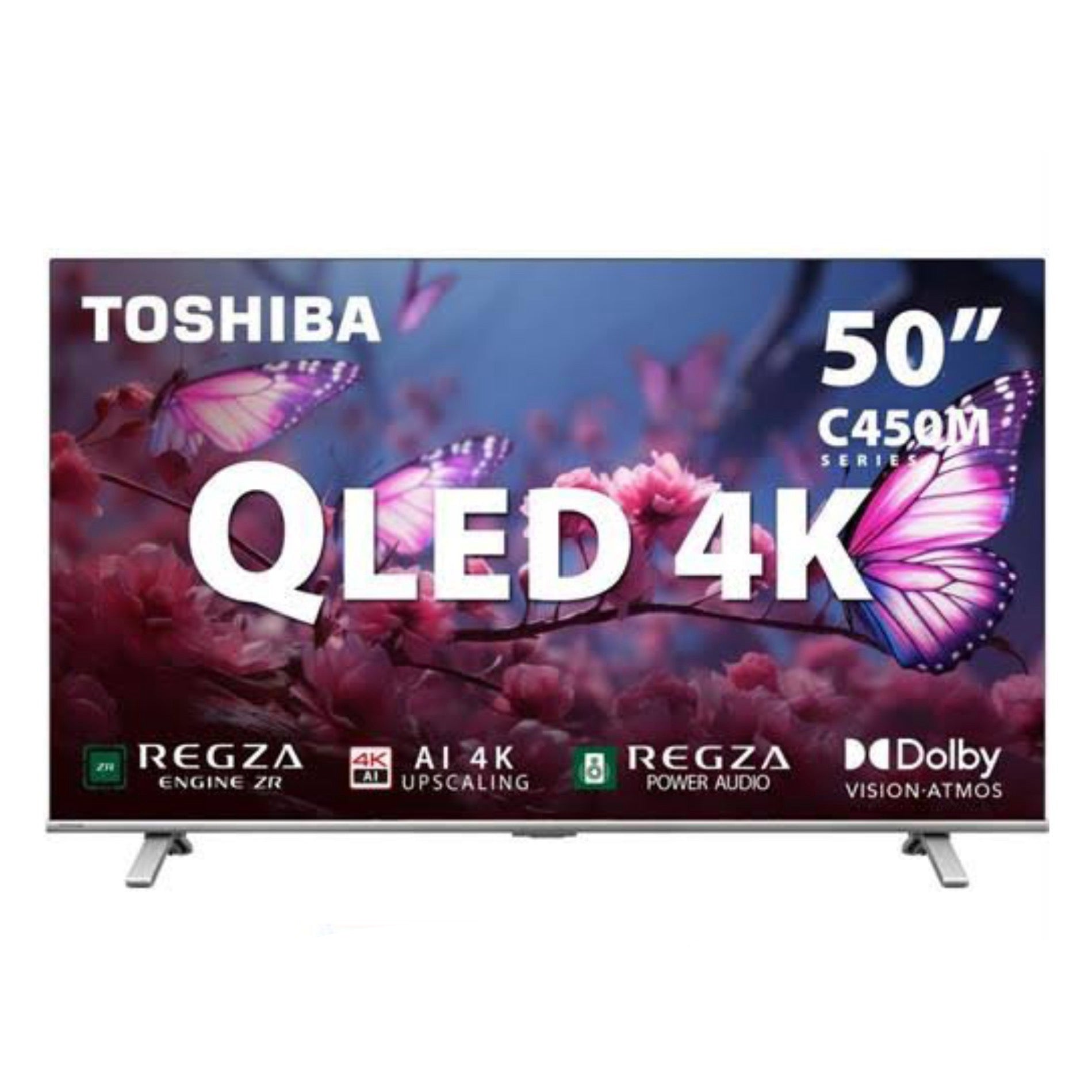 GUNMANSA Toshiba 50 inch C450MN QLED Premium UHD Smart LED TV