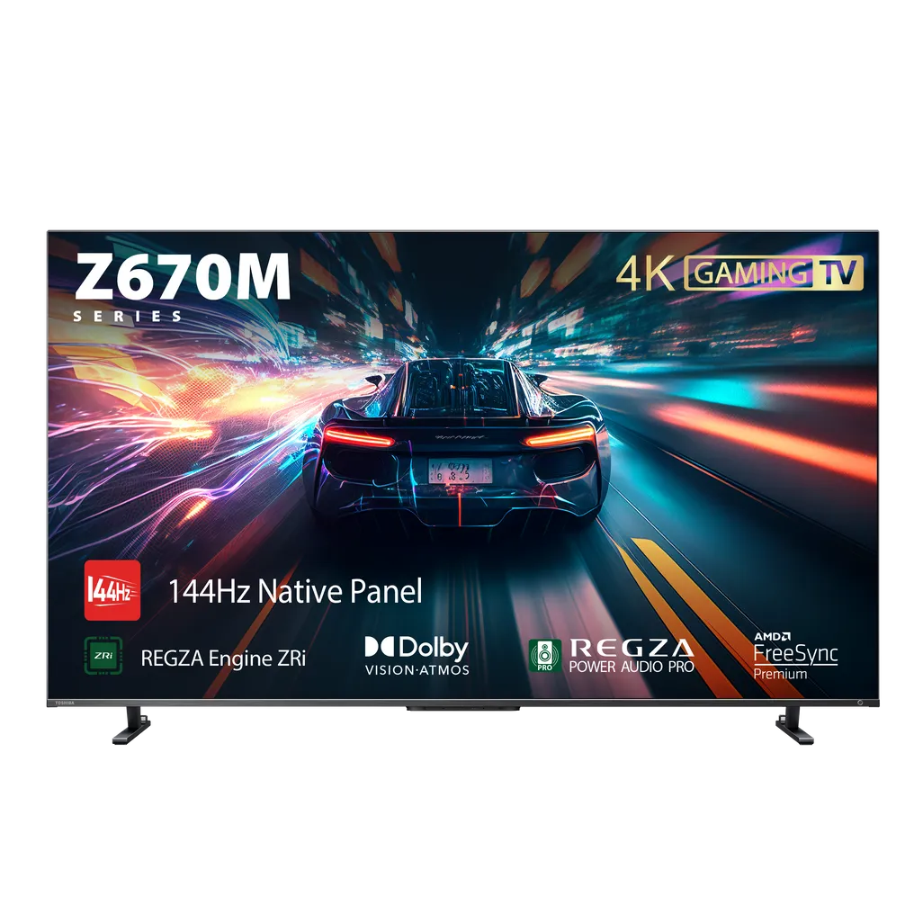 GUNMANSA Toshiba 55Z670MN 55'' Quantum Dot 4K 144HZ Gaming TV