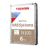 GUNMANSA Toshiba 6TB N300 NAS 3.5-Inch Hard Drive