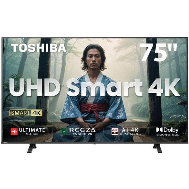 GUNMANSA Toshiba 75 inch 4K UHD Smart TV