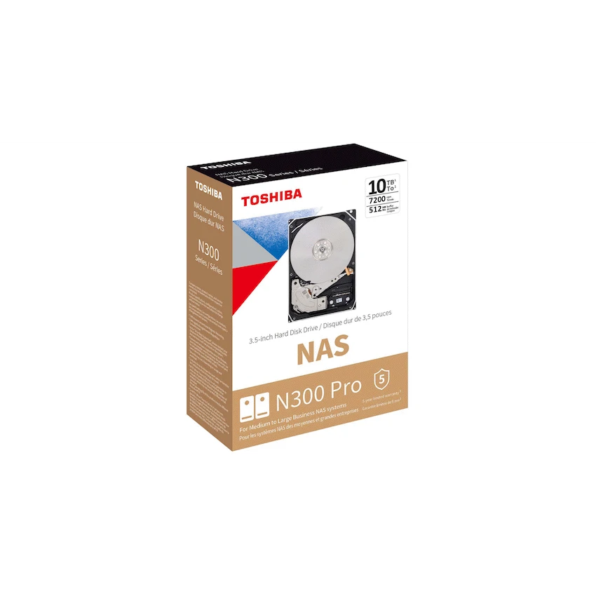 GUNMANSA Toshiba N300 3.5 Inch 10TB Serial ATA Internal NAS HDD