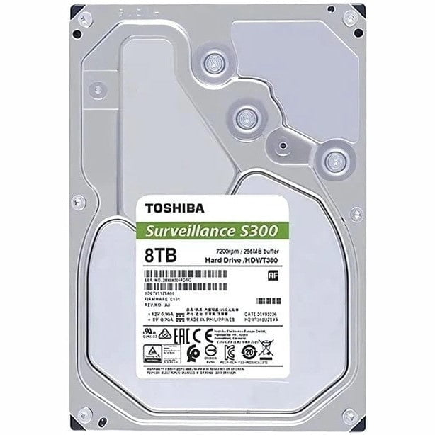 GUNMANSA Toshiba S300 3.5 Inch Surveillance SATA Hard Drive Disk