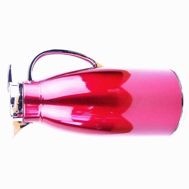 GUNMANSA Totally 1.9L Hot or Cold Vacuum Flask Jug Red Retail Box