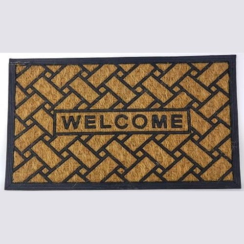 GUNMANSA Totally Coir Heavy Duty Welcome Mat 40x70cm