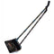 GUNMANSA Totally Long Dust Pan Broom Set Black Floral Design