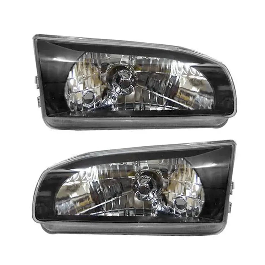GUNMANSA Toyota Corolla RSI (96-98) Black Crystal Headlights