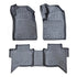 GUNMANSA Toyota Hilux (12-On) Double-Cab Moulded TPE Rubber Floor Mats (3-Piece)