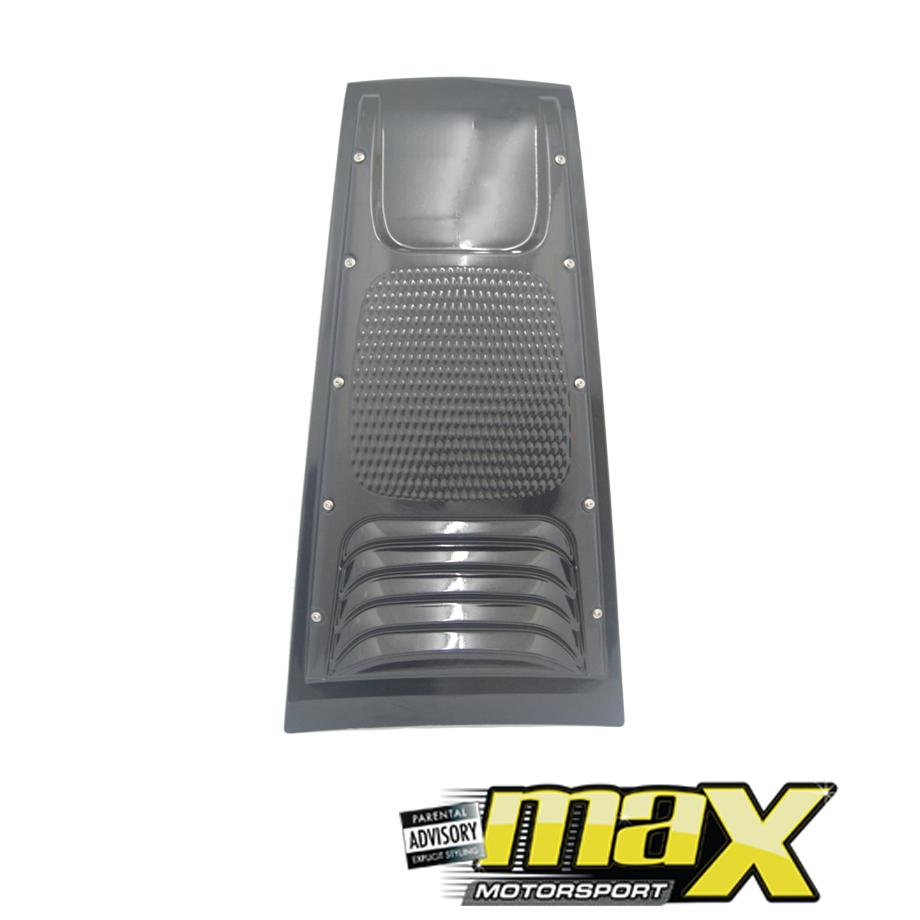 GUNMANSA Toyota Hilux Revo (15-On) Black Plastic Bonnet Scoop