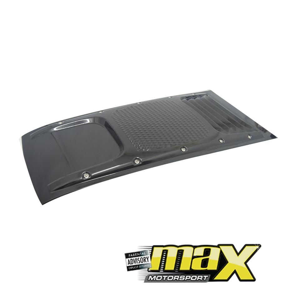 GUNMANSA Toyota Hilux Revo (15-On) Black Plastic Bonnet Scoop