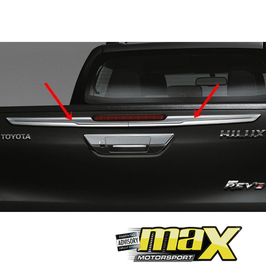 GUNMANSA Toyota Hilux Revo (15-On) Chrome Tailgate Brake Light Trim