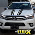 GUNMANSA Toyota Hilux Revo (15-On) Unpainted Black Plastic Bonnet Scoop
