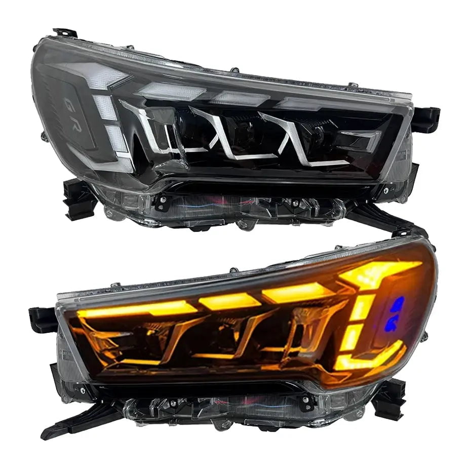 GUNMANSA Toyota Hilux Revo (20-On) GR Sport Style LED Projector Upgrade Headlights