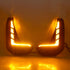 GUNMANSA Toyota Hilux Revo (2020-On) Dual Function DRL LED Fog Light Surrounds With Dynamic Start Up