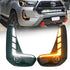 GUNMANSA Toyota Hilux Revo (2020-On) Dual Function DRL LED Fog Light Surrounds With Dynamic Start Up