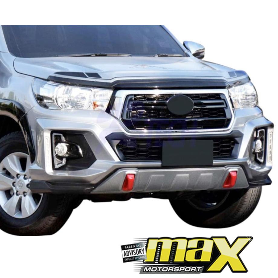 GUNMANSA Toyota Hilux Revo Dakar (18-21) LED Plastic Front Bumper Add On