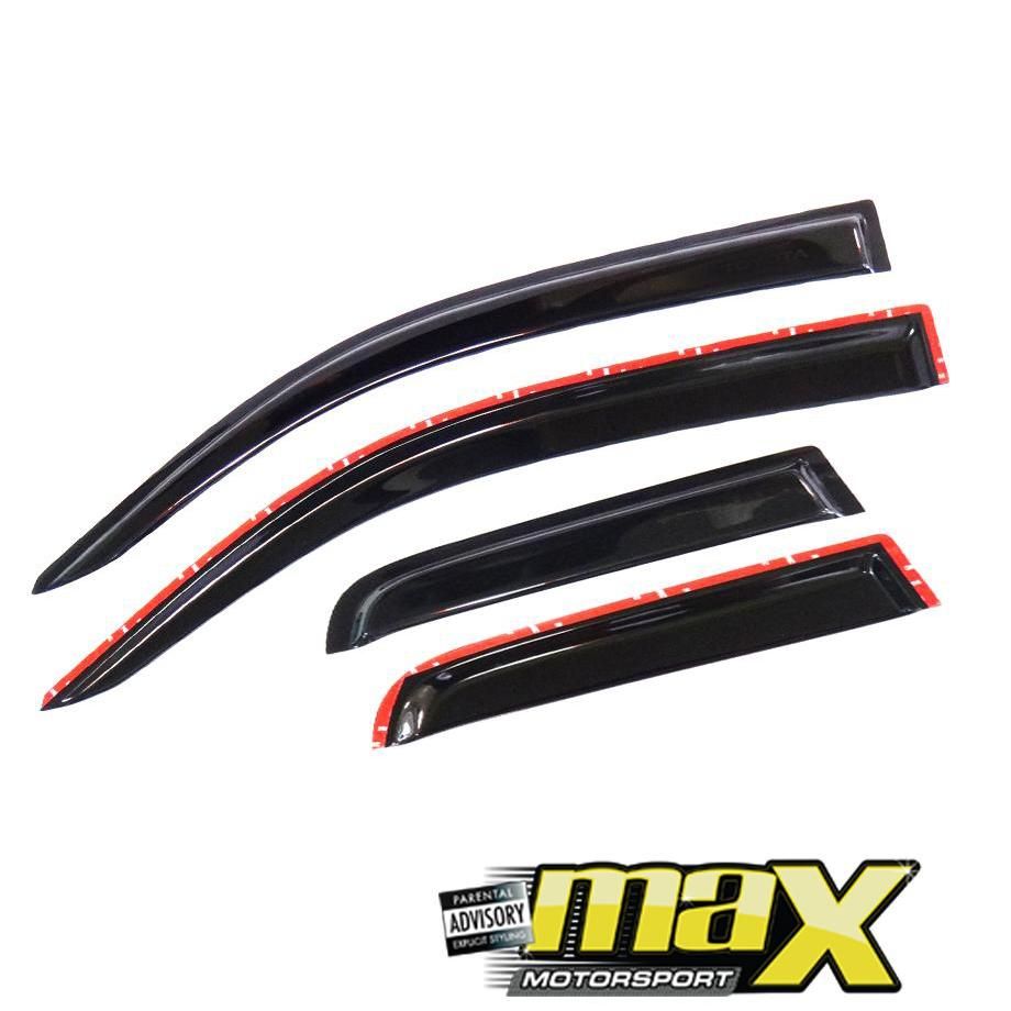 GUNMANSA Toyota Hilux Revo Xtra Cab Black Windshields (15-On)