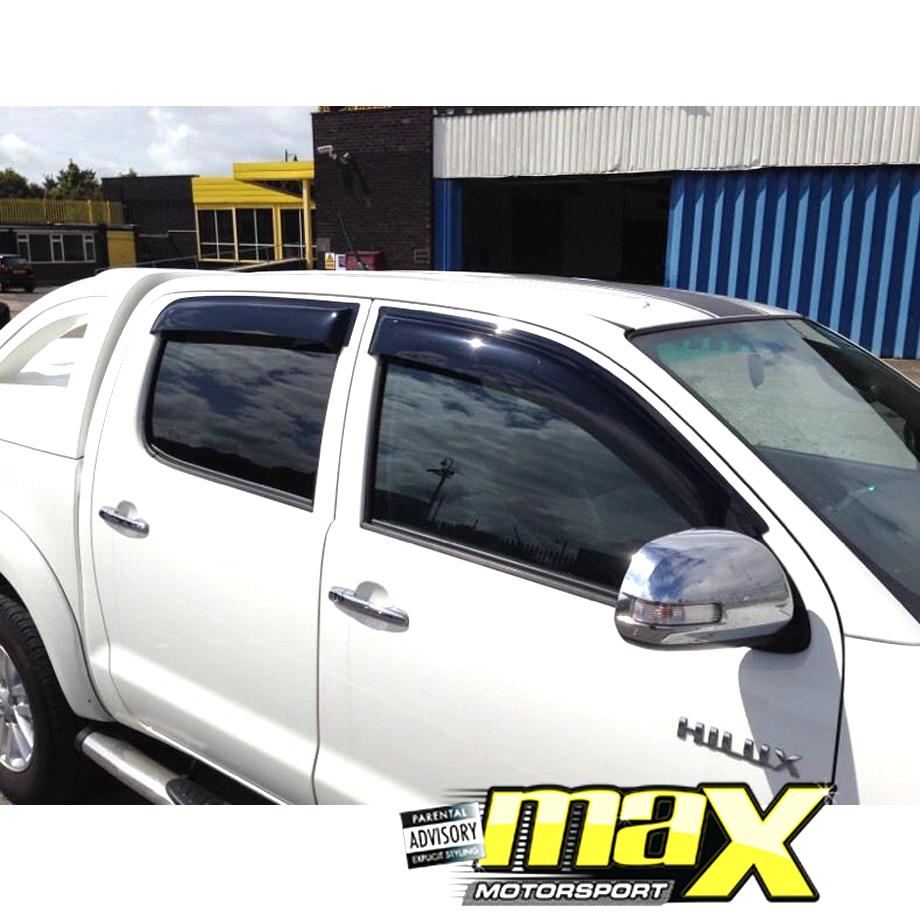 GUNMANSA Toyota Hilux Vigo (12-15) Black Windshields (4-Door)